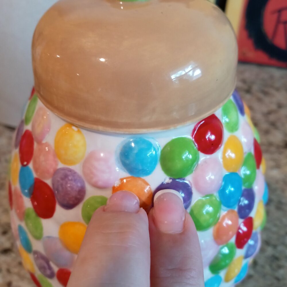 Ceramic Gumball Piggy Bank - Picture 5 of 8